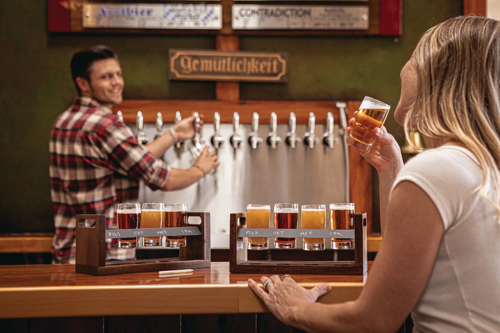 Craft Beer Flight Beverage Sampler