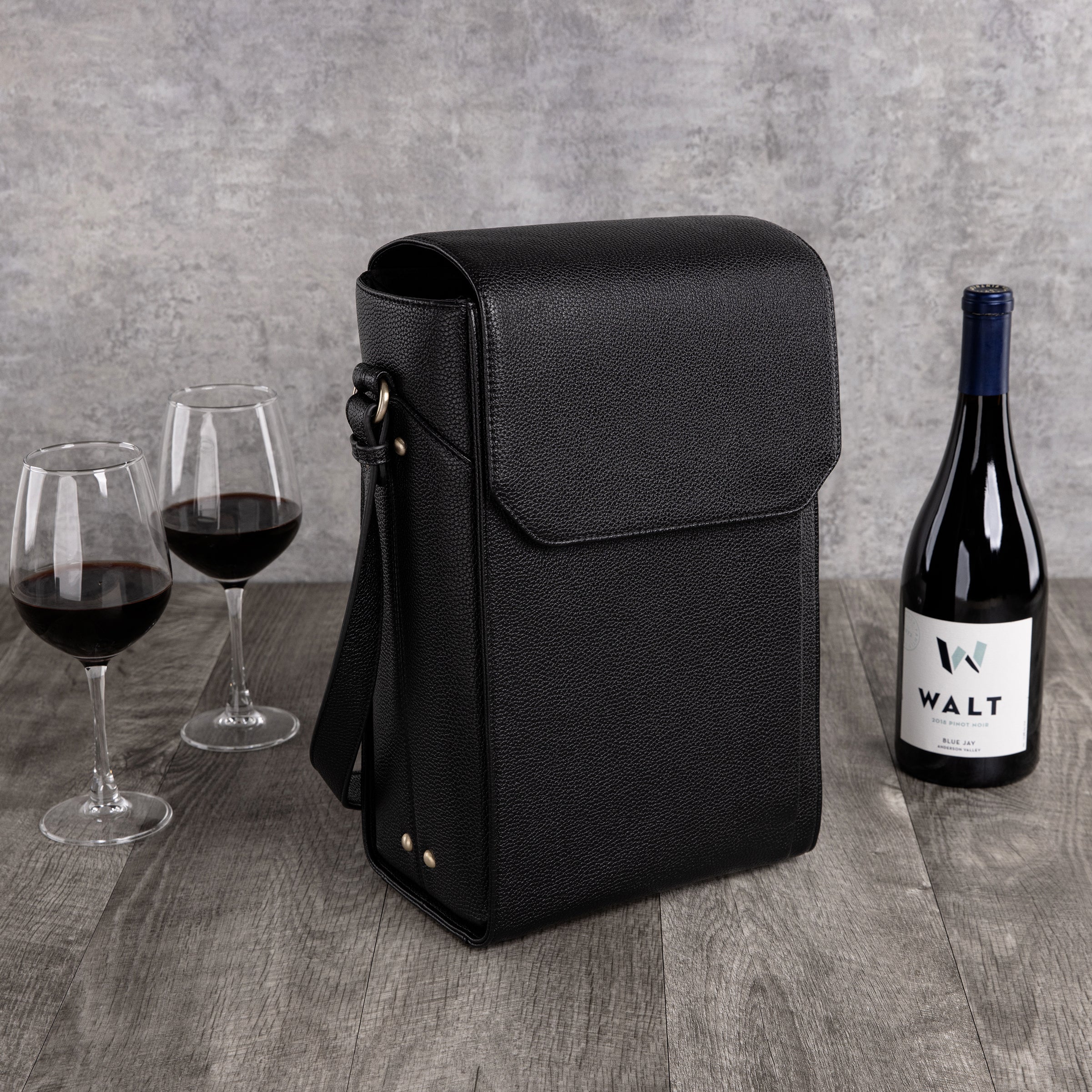 Legacy Barossa Two Bottle Leatherette Wine Tote