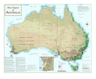 Australia Wine Map