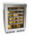 SHALLOW DEPTH 24 Perlick with Stainless Steel Glass Door -"