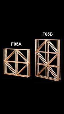 F05 Diamond Wood Wine Rack