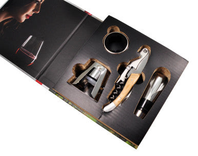 Wine Plaza 4-Piece Professional Wine Set