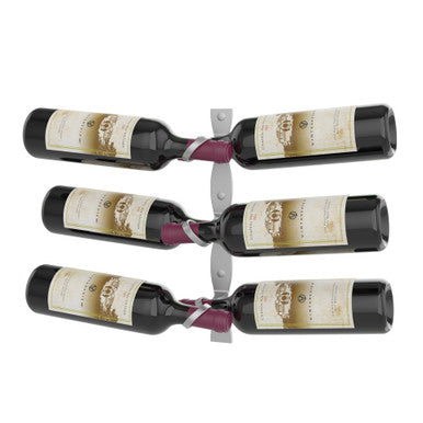 R Series Helix Dual 15 (minimalist wall mounted metal wine rack)