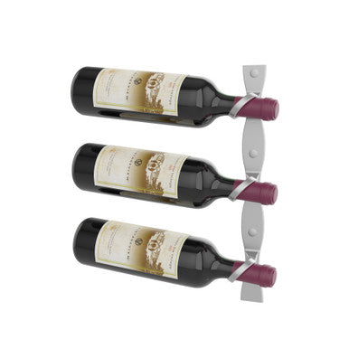 R Series Helix Single 15 (minimalist wall mounted metal wine rack)