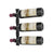 R Series Helix Single 15 (minimalist wall mounted metal wine rack)