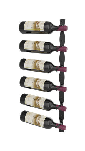 R Series Helix Single 30 (minimalist wall mounted metal wine rack kit)