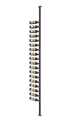 Wine Rack Post Helix Single Sided Wine Rack Post Kit 10 (modern floor-to-ceiling floa ...