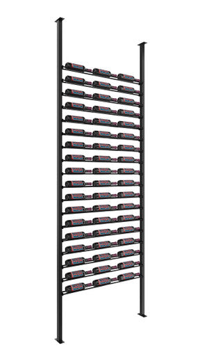 Evolution Low Profile Post Kit 10 3C (ultra slim floor-to-ceiling wine rack system)