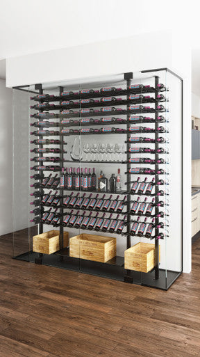 Evolution Low Profile Post Kit 10 1C (ultra slim floor-to-ceiling wine rack system)