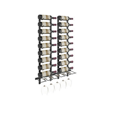 W Series Wet Bar (wall mounted metal wine rack kit)