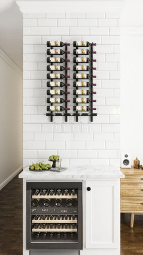 W Series Wet Bar (wall mounted metal wine rack kit)