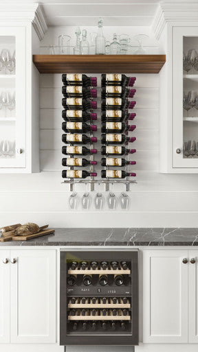 W Series Wet Bar (wall mounted metal wine rack kit)