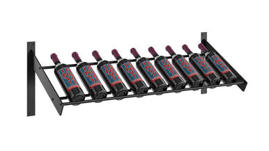 Evolution Wine Wall Presentation Row (wall mounted metal wine rack)