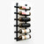 Le Rustique 6 (rustic wall mounted metal wine rack)
