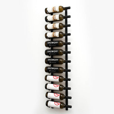 W Series Wine Rack 4 (wall mounted metal bottle storage)